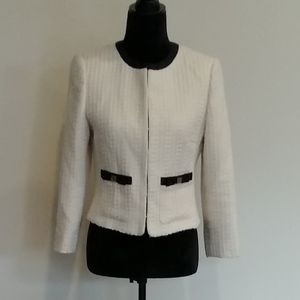 Womens Ted Baker London Boucle Cream Jacket